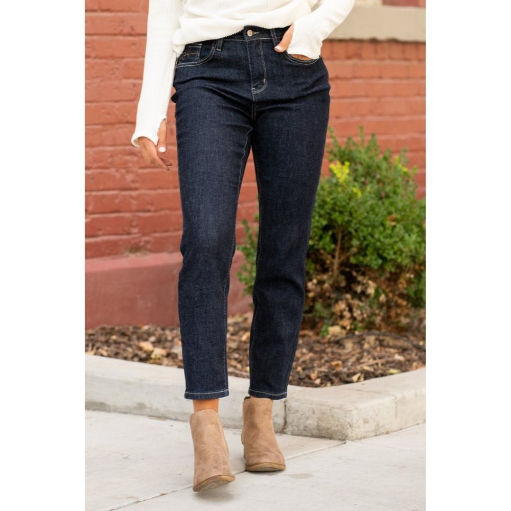 Judy Blue Indigo High Rise Mom Jean